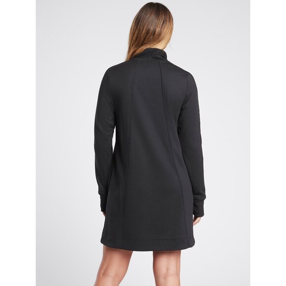 Athleta West Town‎ dress black quarter zip size Small Petite - Picture 2 of 14